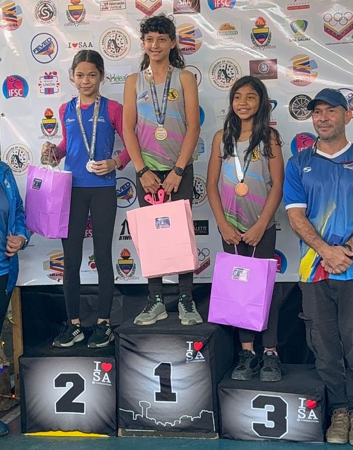“Valentina Mujica” Campeona Mirandina en Escalada